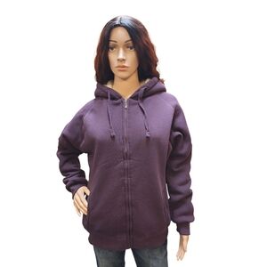 Victory Outfitters Burgundy Hoodie Zip-Up Sweatjacket